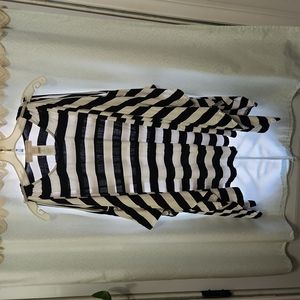 Michael Kors Blak & White Stripped Top S